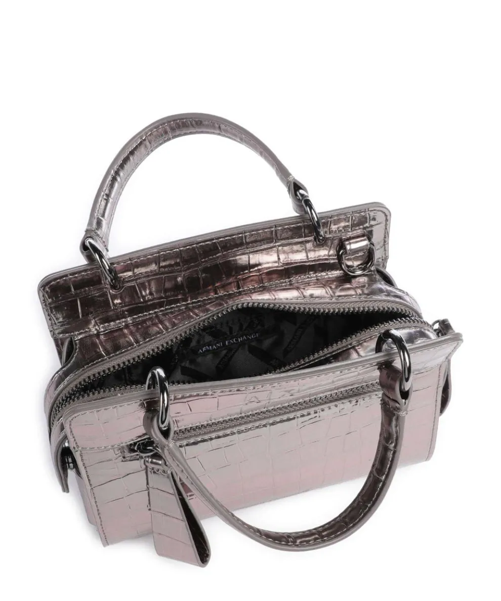 Diane Mini Croco Crossbody bag imitation leather dark grey