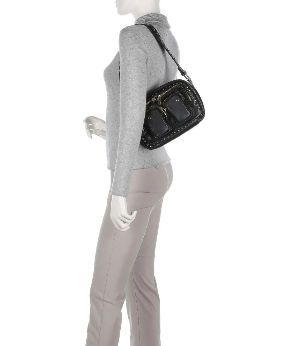 Disco Ellie Shoulder bag softly grained calfskin black