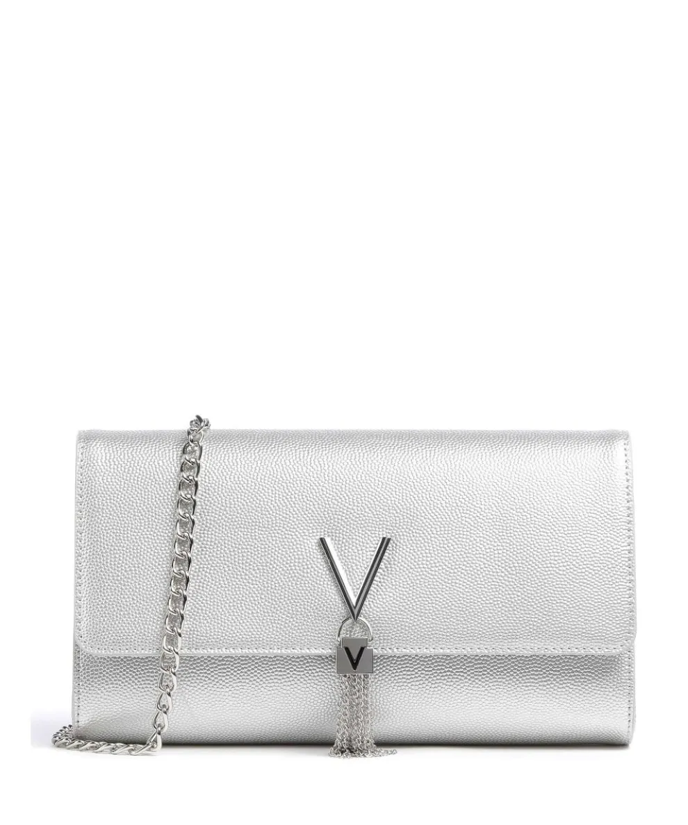 Divina Crossbody bag imitation leather silver