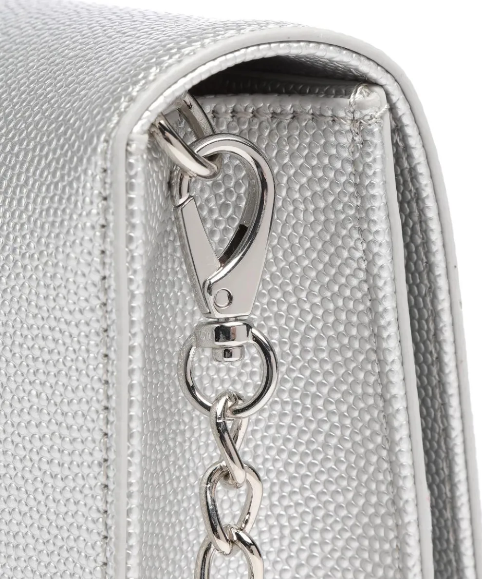 Divina Crossbody bag imitation leather silver