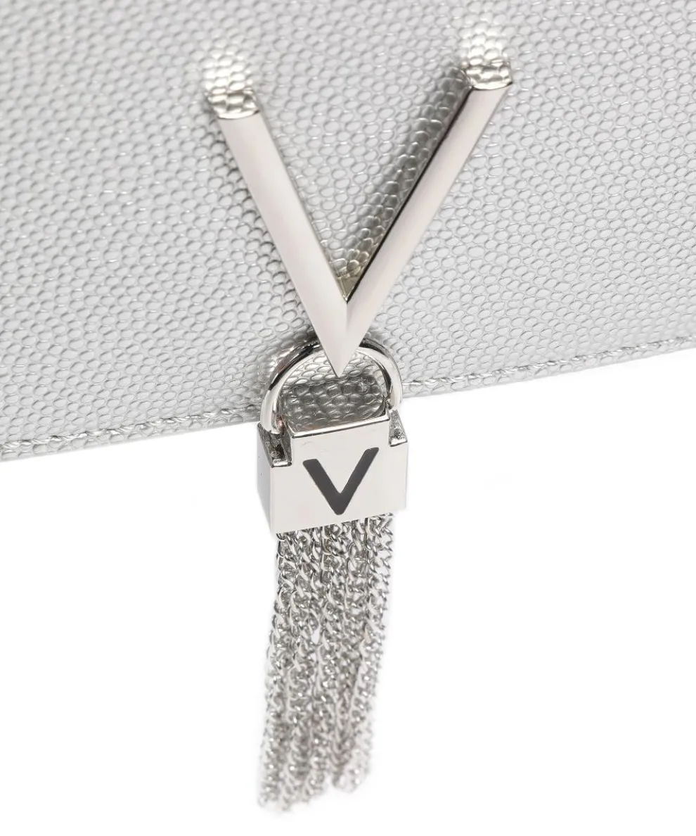 Divina Crossbody bag imitation leather silver