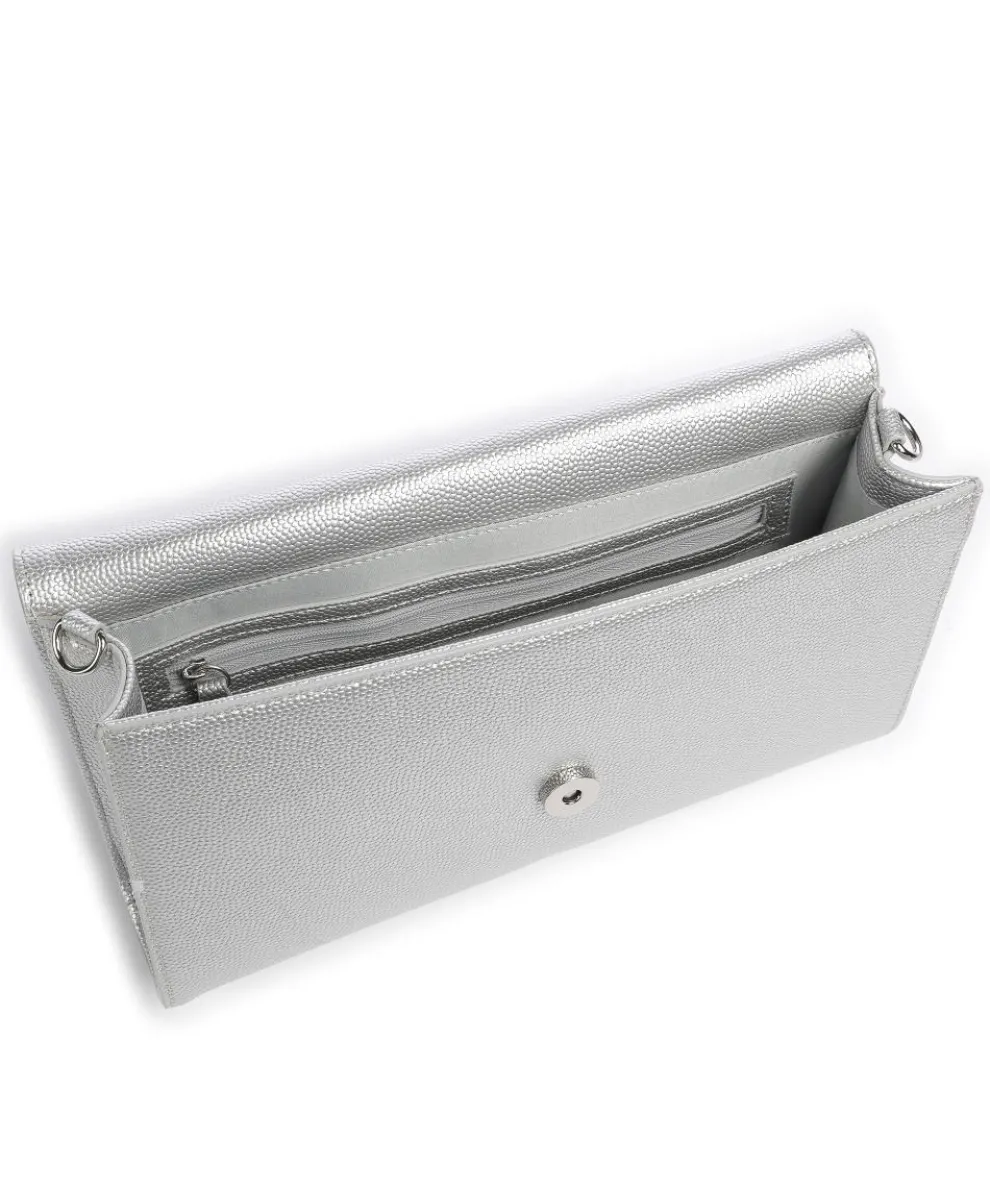 Divina Crossbody bag imitation leather silver