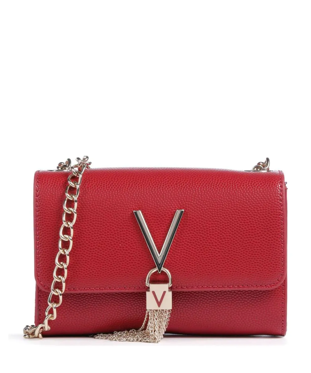 Divina Crossbody bag imitation leather red