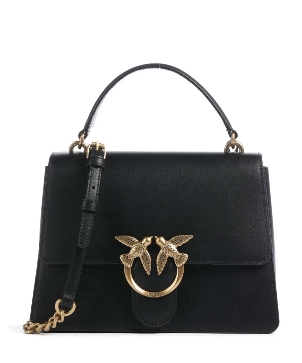 Love One Classic Handbag fine grain cow leather black