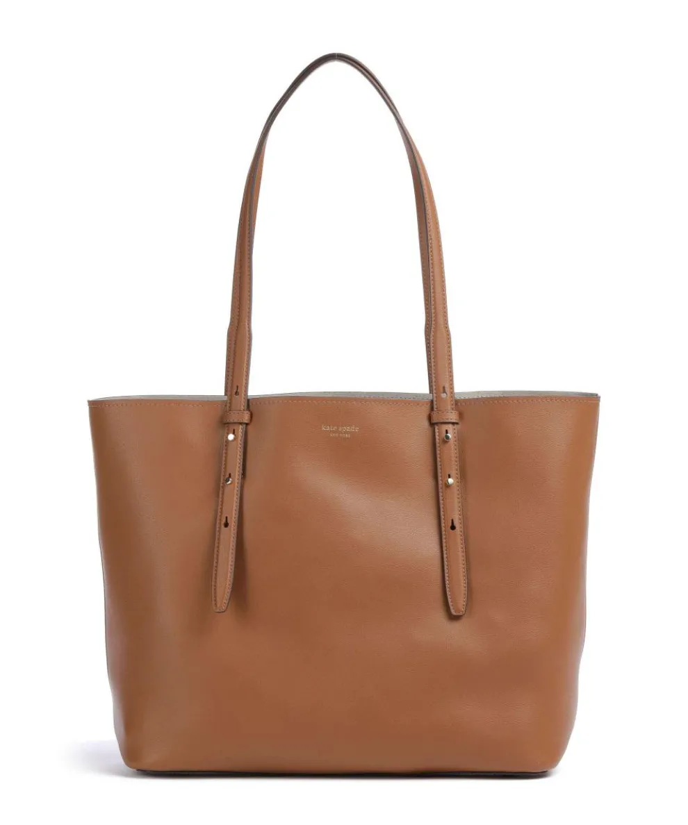 Do It All Large Tote bag fine grain cow leather brown