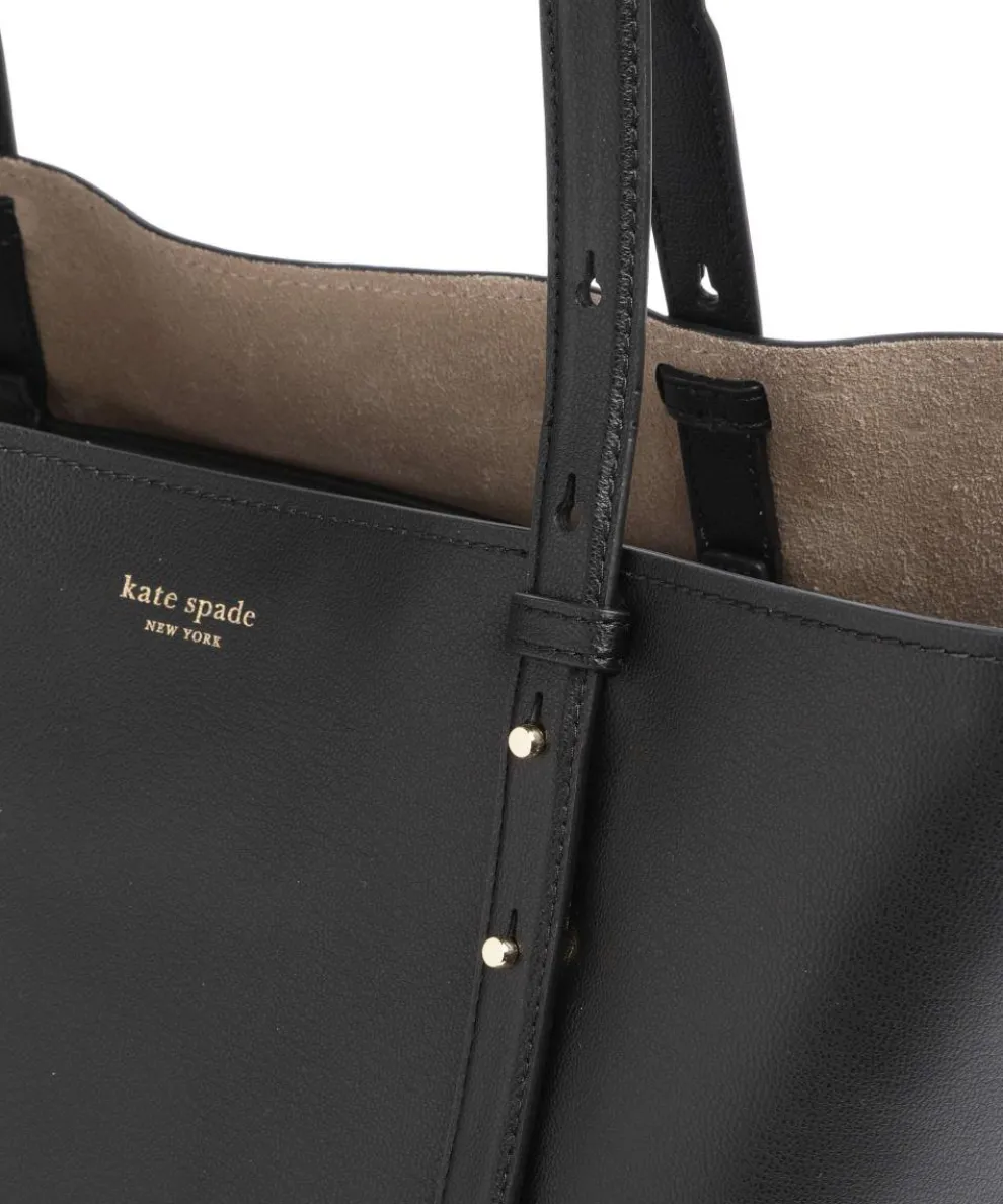 Do It All Large Tote bag fine grain cow leather black