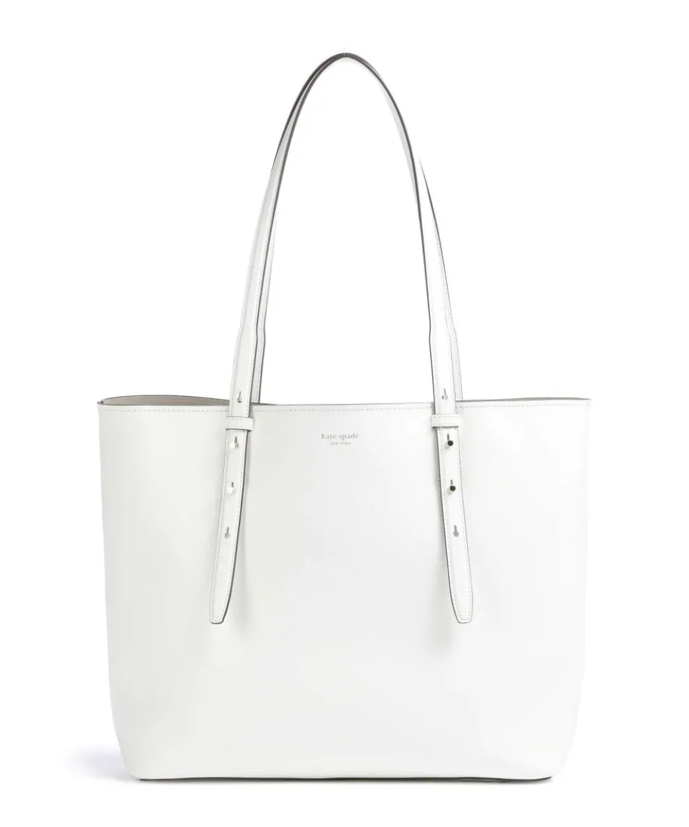 Do It All Large Tote bag fine grain cow leather white