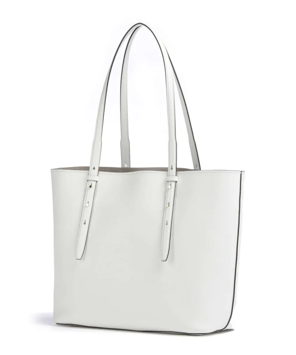 Do It All Large Tote bag fine grain cow leather white