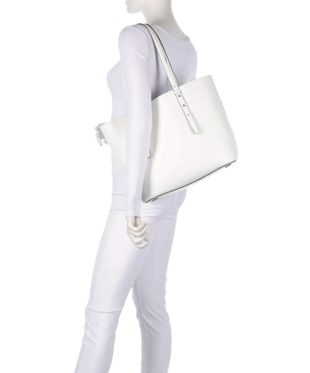 Do It All Large Tote bag fine grain cow leather white