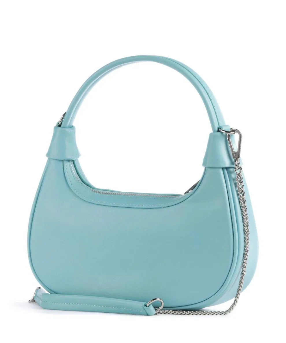 Donna Aura Shoulder bag soft cow leather light blue