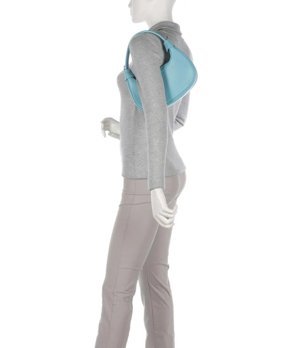 Donna Aura Shoulder bag soft cow leather light blue