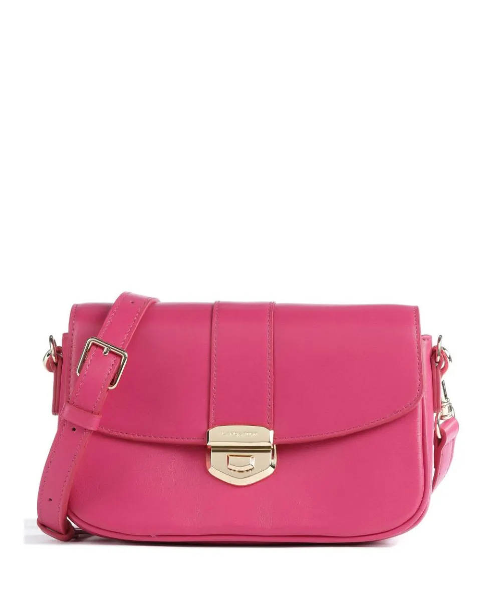 Donna Fia Crossbody bag fine grain cow leather pink