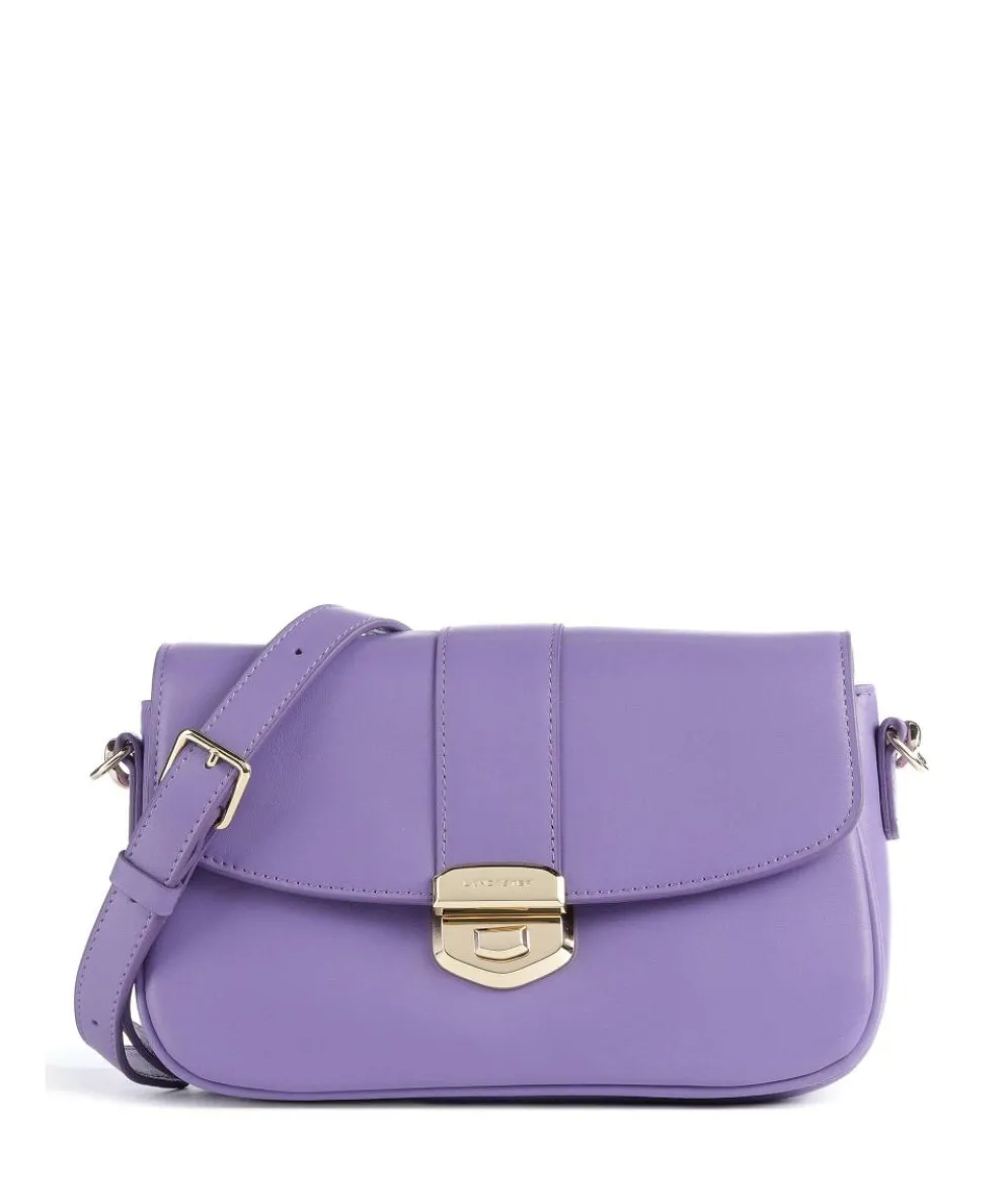 Donna Fia Crossbody bag fine grain cow leather violet
