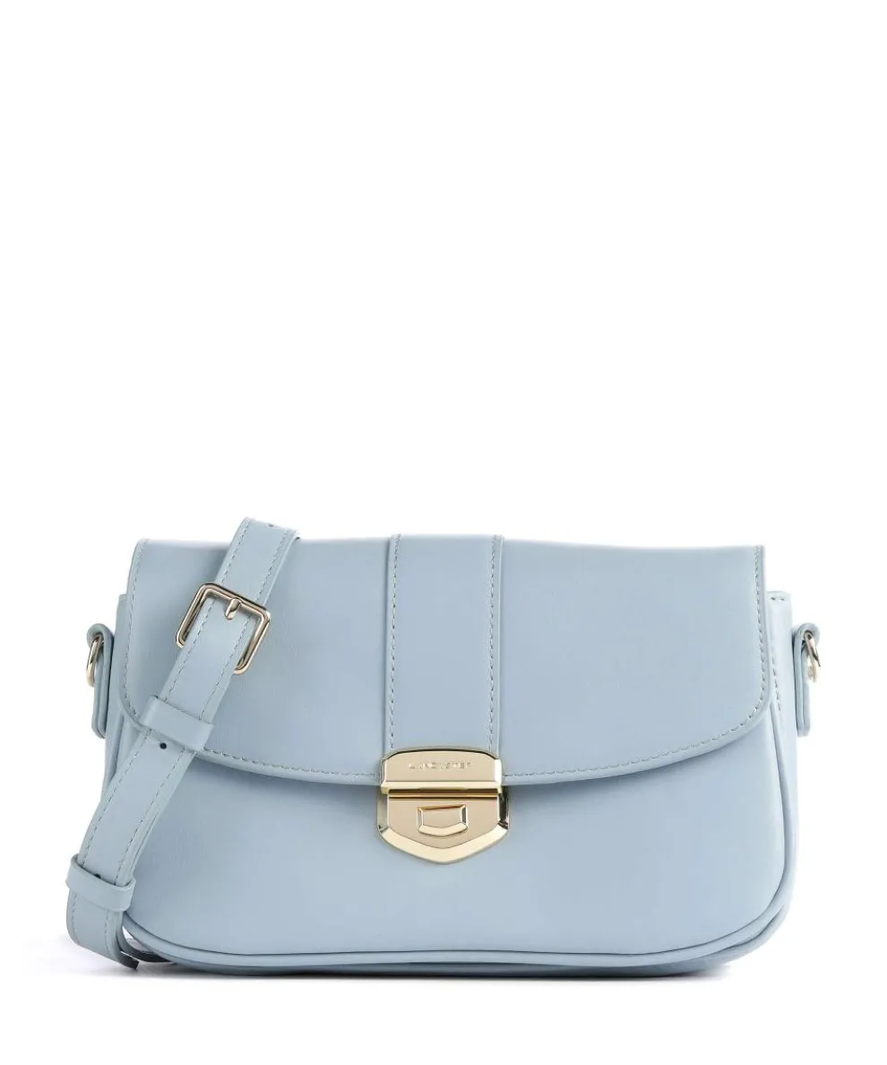 Donna Fia Crossbody bag fine grain cow leather light blue