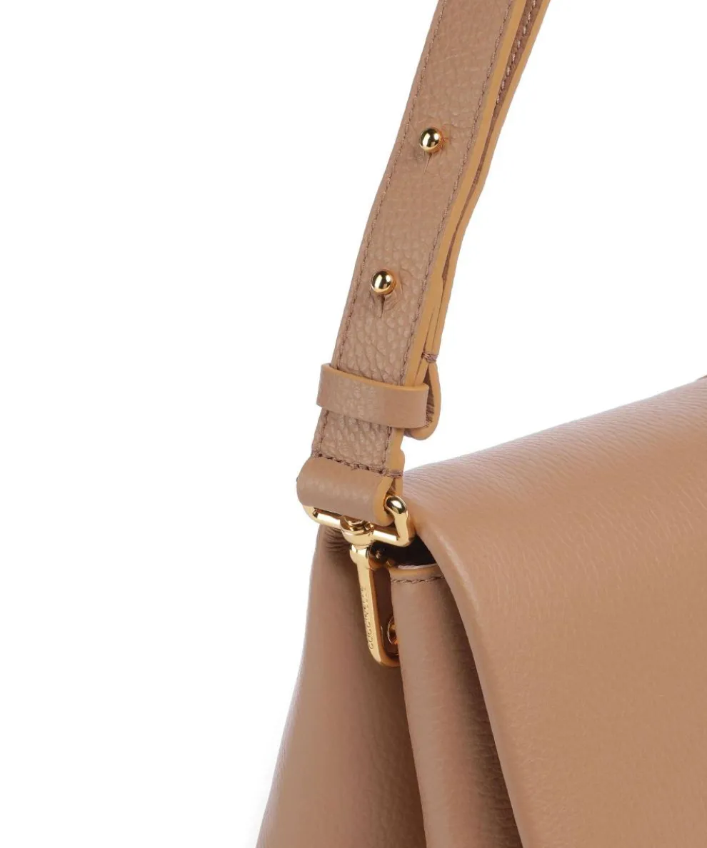 Dorian Shoulder bag grained cow leather light brown
