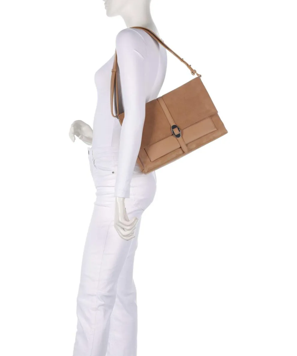 Dorian Shoulder bag brushed cow leather light brown