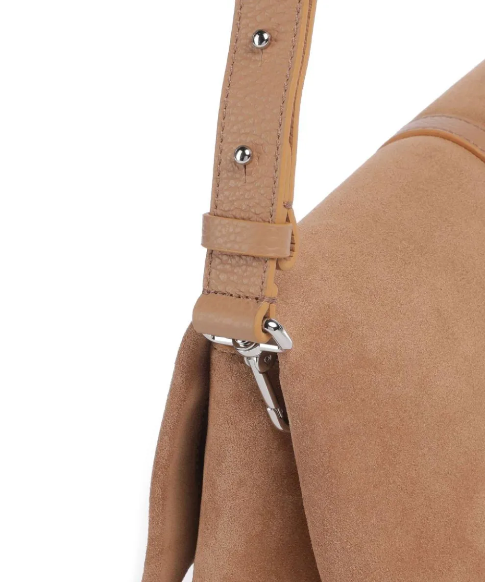 Dorian Shoulder bag brushed cow leather light brown