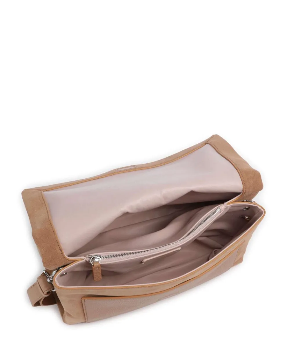 Dorian Shoulder bag brushed cow leather light brown