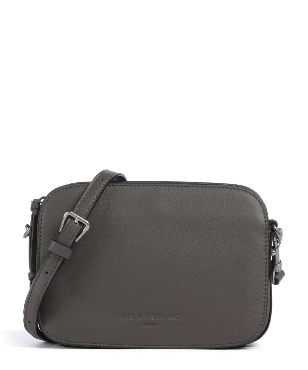 Harris Luka Crossbody bag grained leather taupe