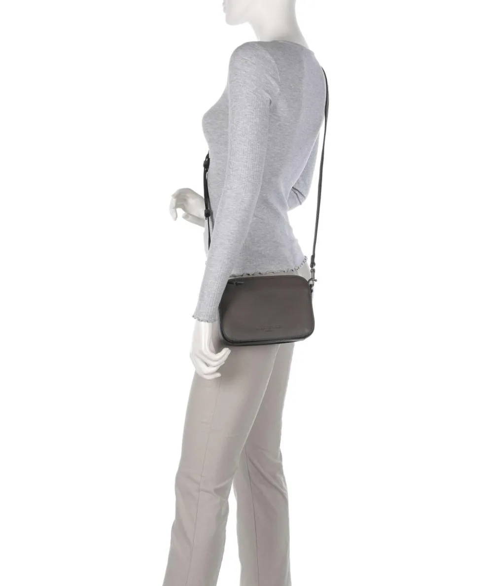 Harris Luka Crossbody bag grained leather taupe