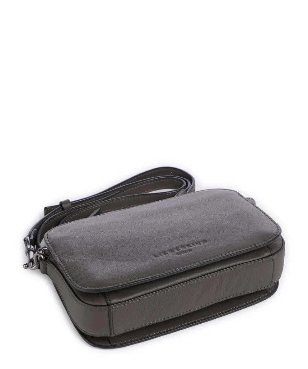 Harris Luka Crossbody bag grained leather taupe