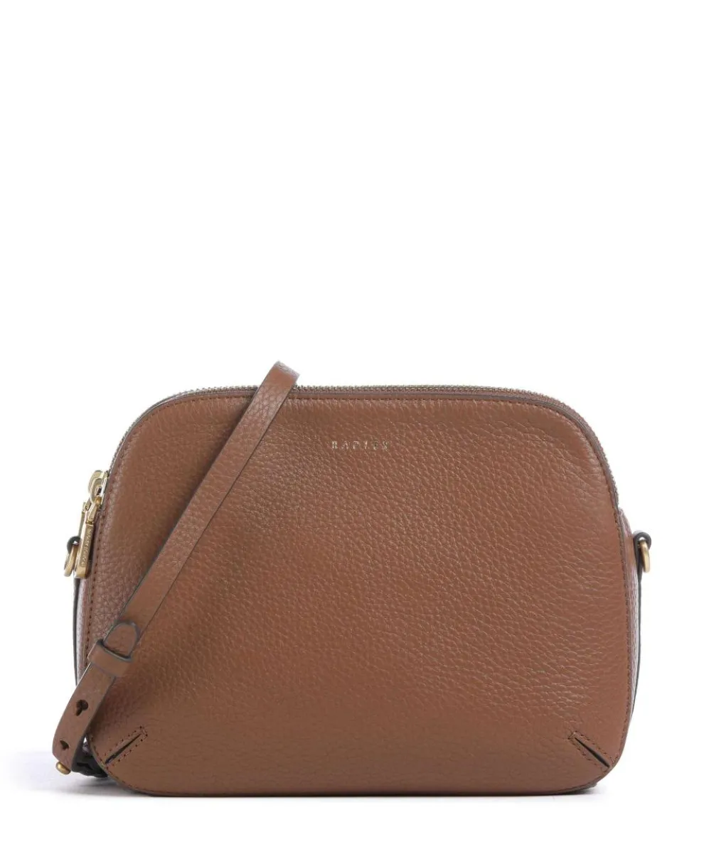 Dukes Place Crossbody bag grained cow leather brown