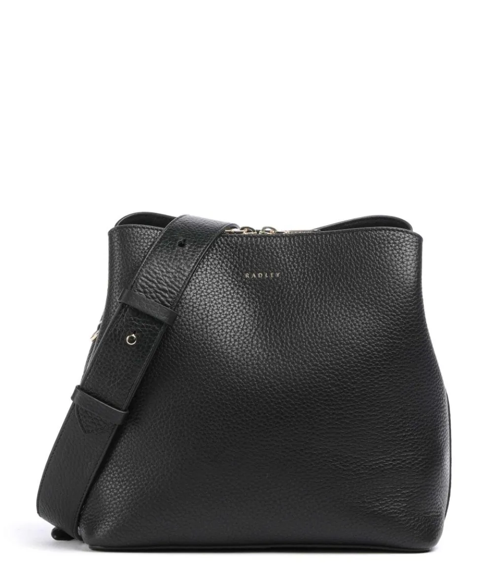 Dukes Place Medium Crossbody bag grained cow leather black