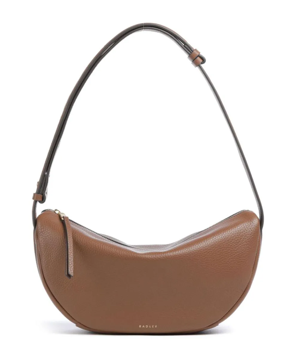 Dukes Place Shoulder bag grained cow leather brown