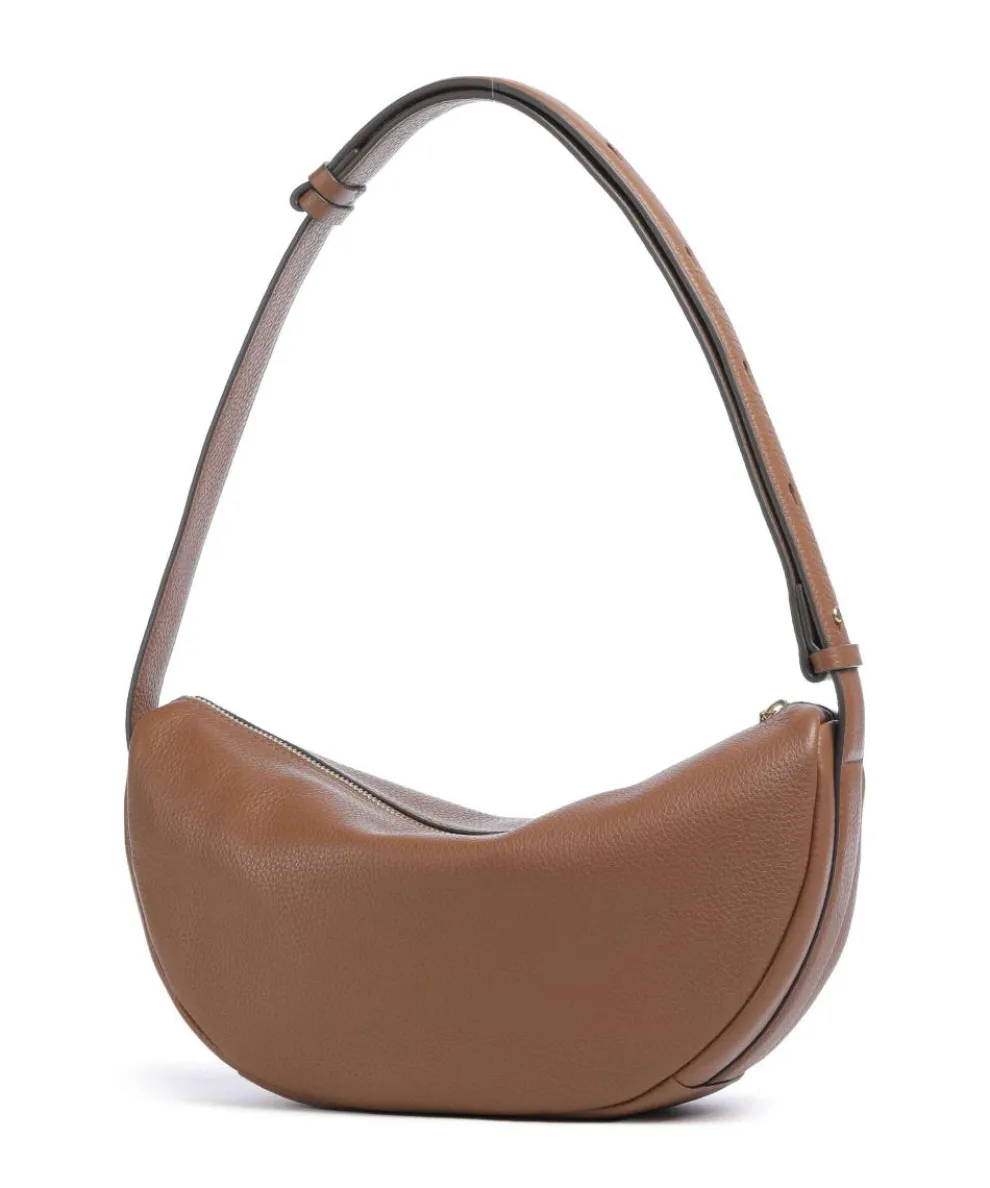 Dukes Place Shoulder bag grained cow leather brown