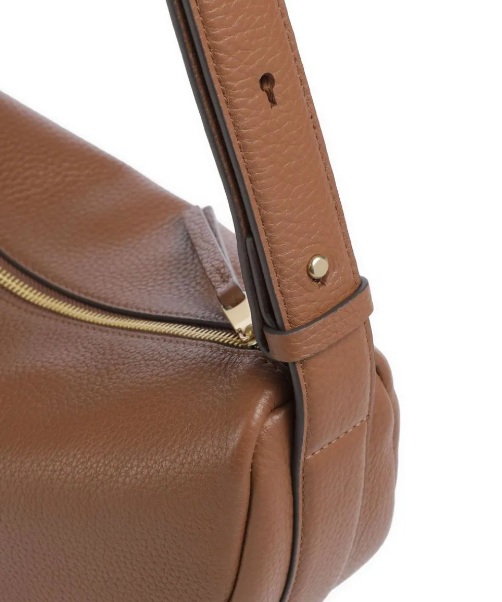 Dukes Place Shoulder bag grained cow leather brown