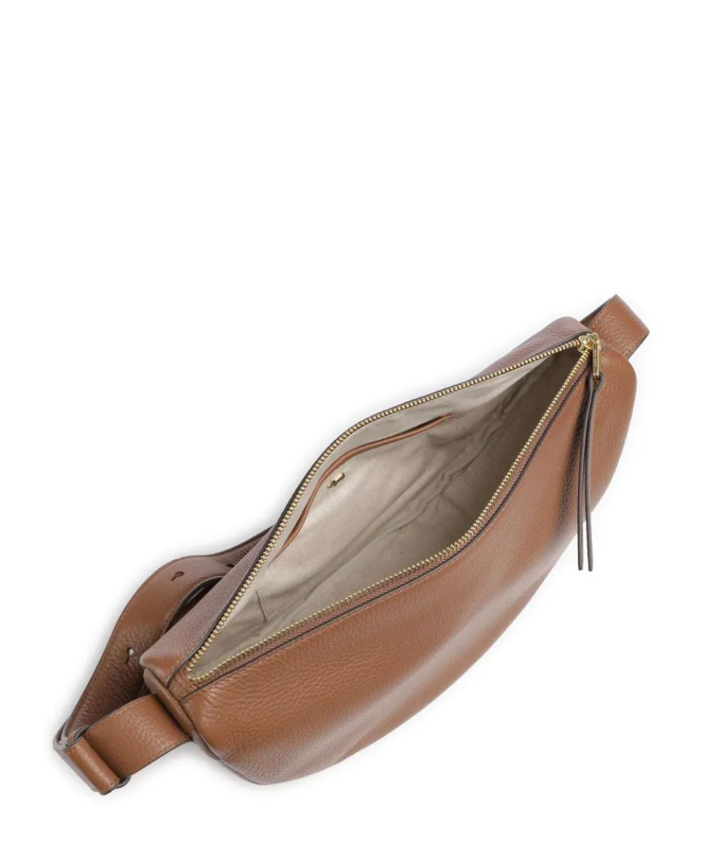 Dukes Place Shoulder bag grained cow leather brown