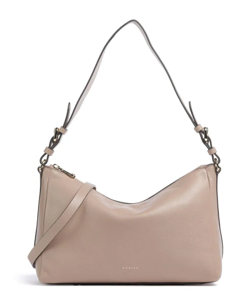 Dukes Place Shoulder bag fine grain cow leather beige