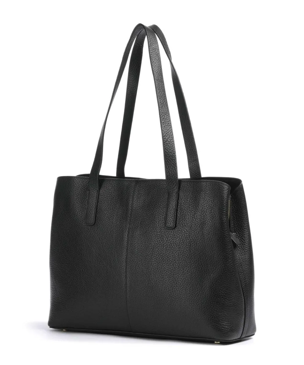 Dukes Place Tote bag grained cow leather black