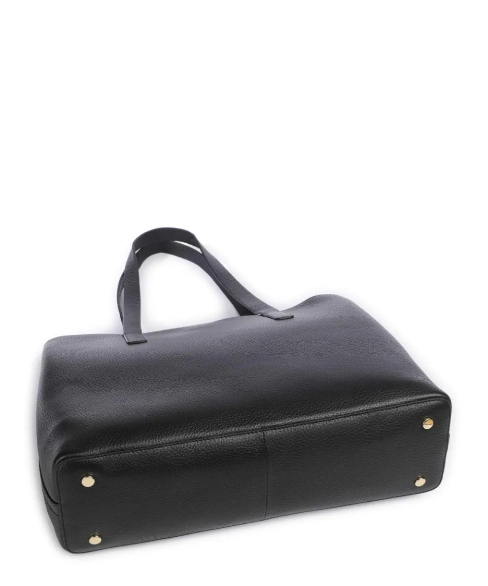 Dukes Place Tote bag grained cow leather black