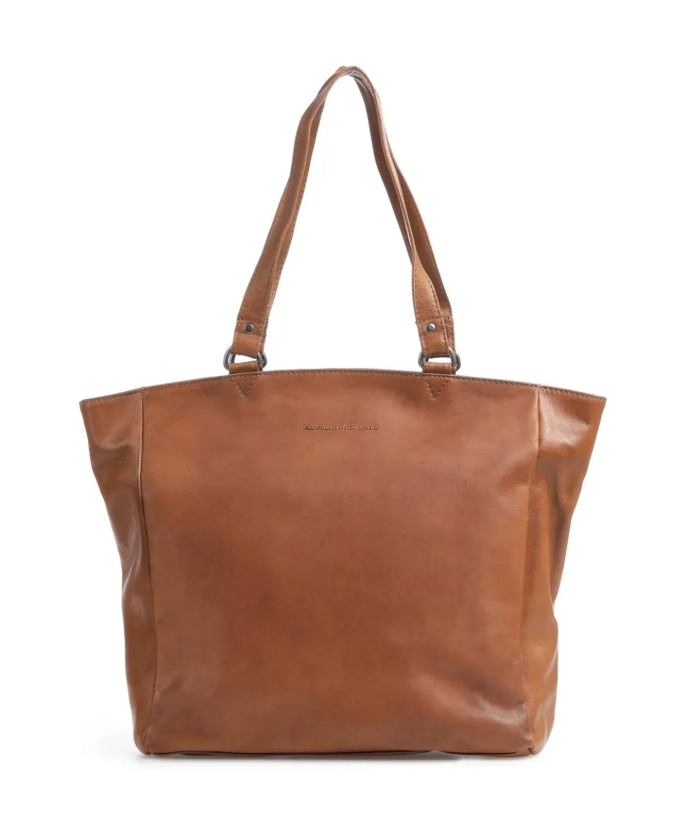 Berlin Tote bag 13″ grained cow leather cognac