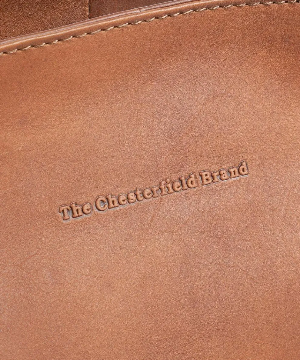 Berlin Tote bag 13″ grained cow leather cognac