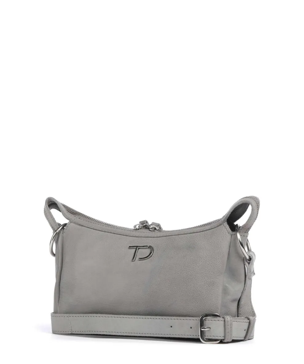 Salvatorianerplatz 4 Shoulder bag grained cow leather grey