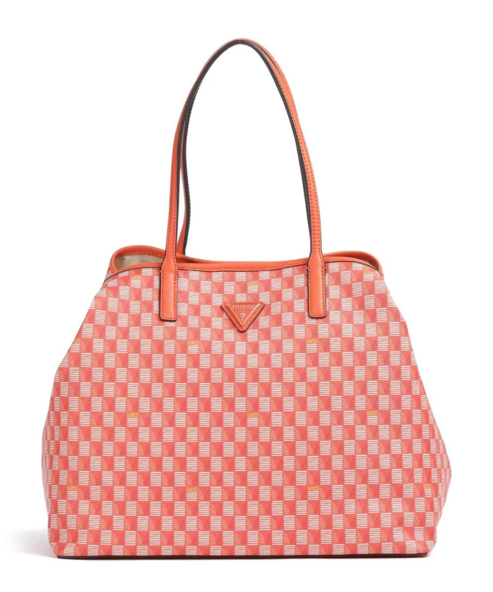 G Wave Large Tote bag imitation leather orange