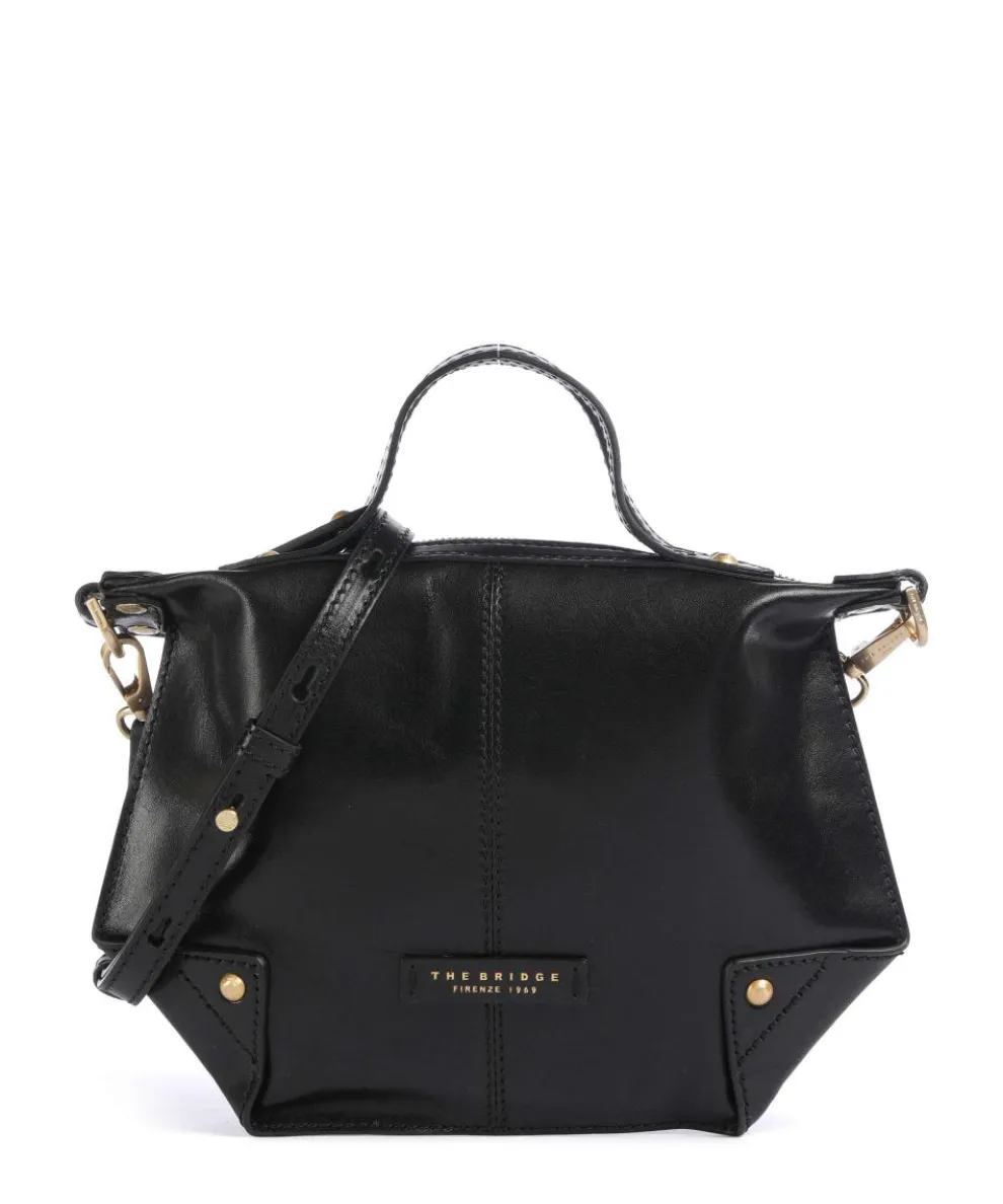 Unica Crossbody bag fine grain cow leather black