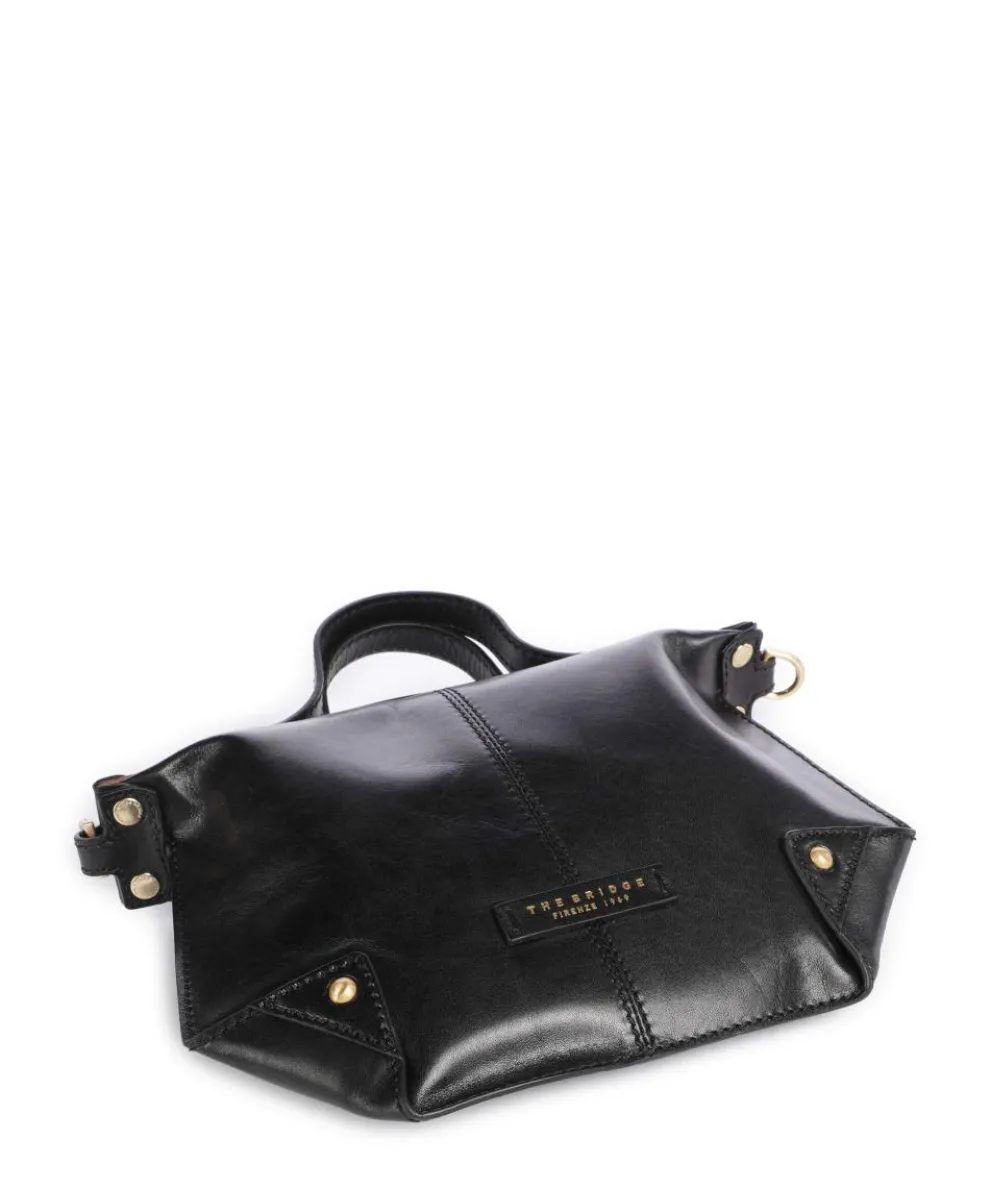 Unica Crossbody bag fine grain cow leather black
