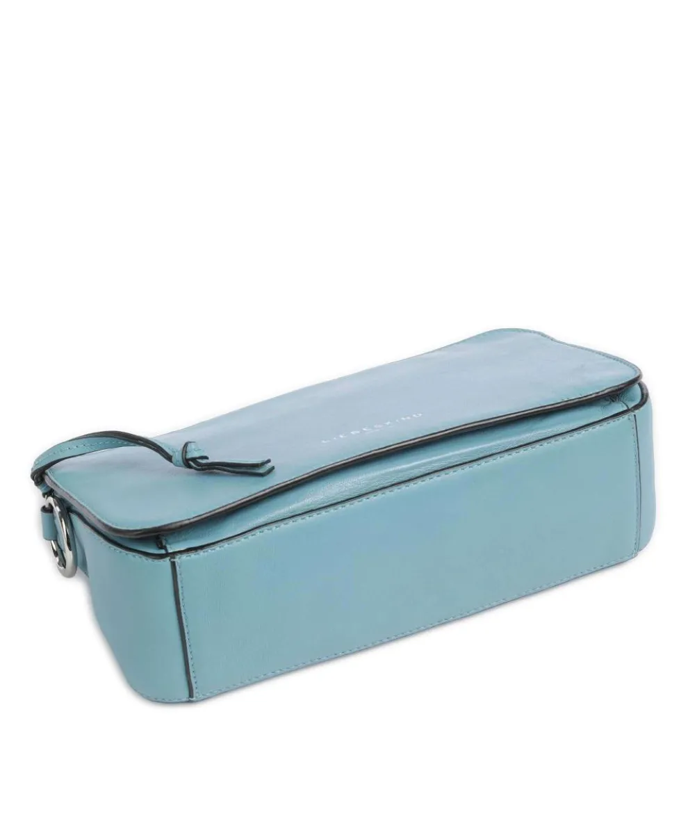 Clarice Sheep Natural Crossbody bag lamb leather petrol