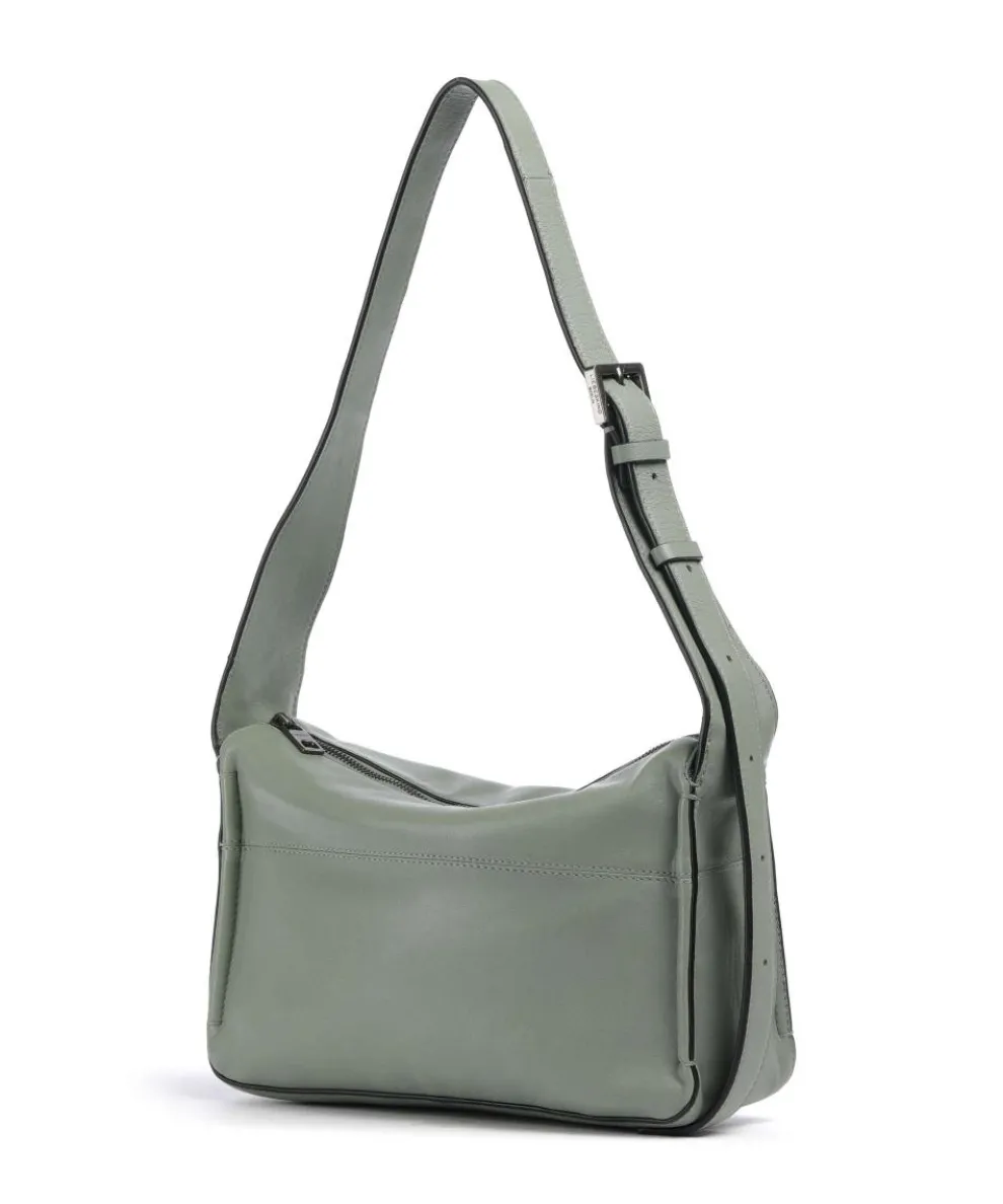 Sky Sheep Natural S Shoulder bag sheepskin leather green-blue