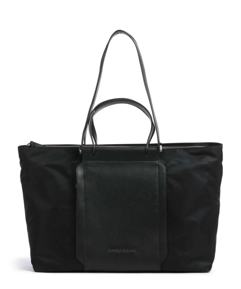 W92T Tote bag 15″ recycled nylon black