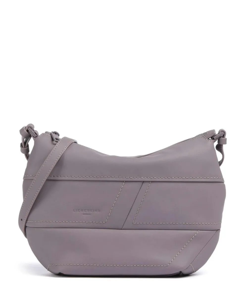 Edda Calf Optic S Crossbody bag fine grain leather violet