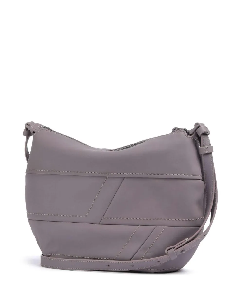 Edda Calf Optic S Crossbody bag fine grain leather violet