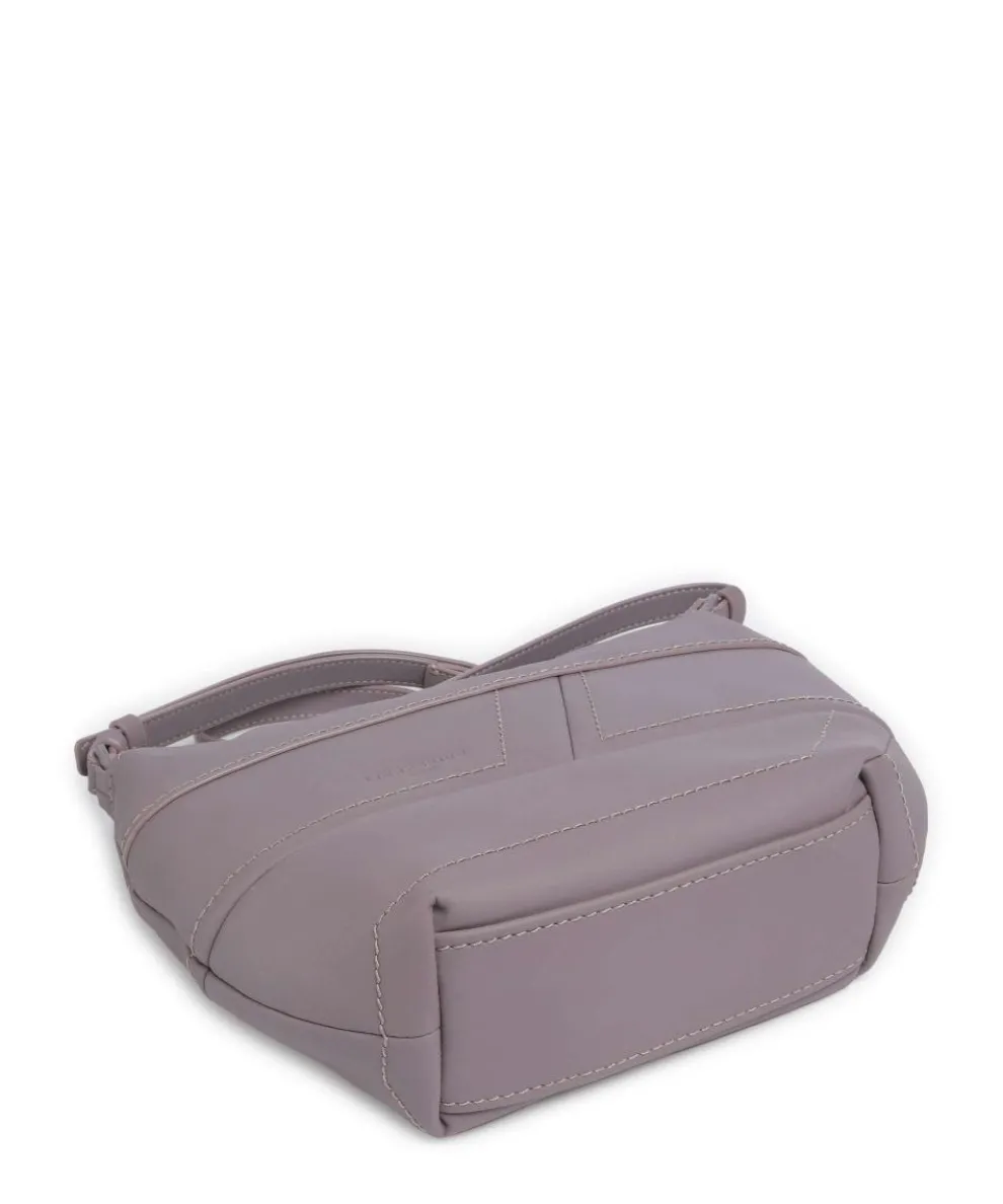 Edda Calf Optic S Crossbody bag fine grain leather violet