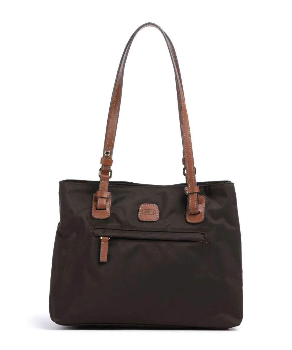 X-Collection Tote bag recycled nylon dark brown