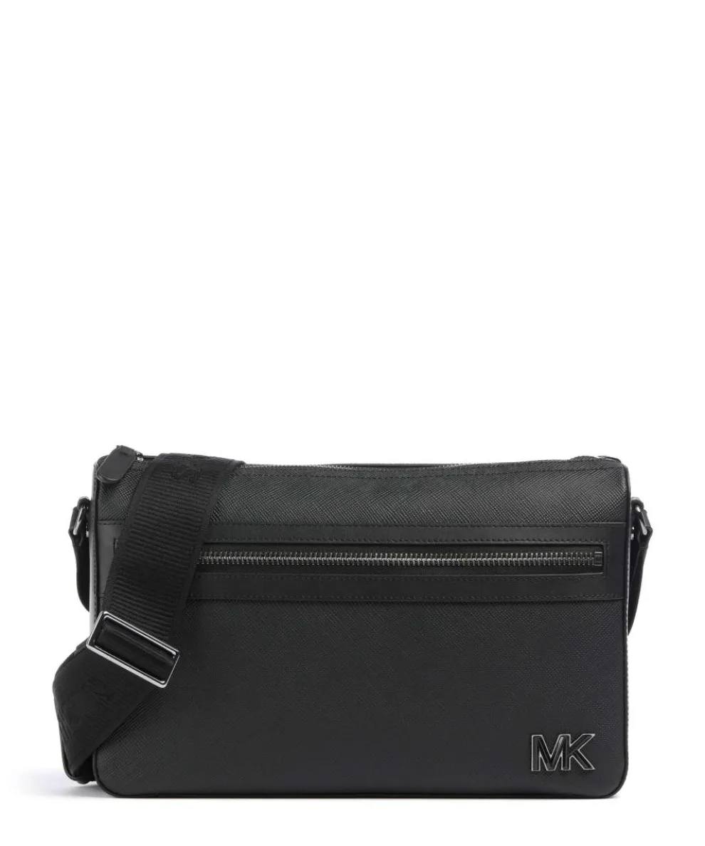 Edison Messenger bag saffiano leather black