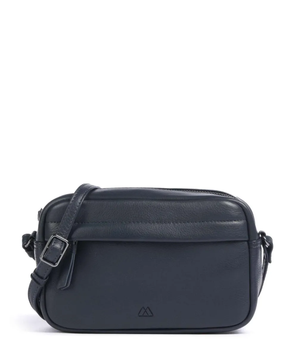 Edit Crossbody bag grained cow leather navy
