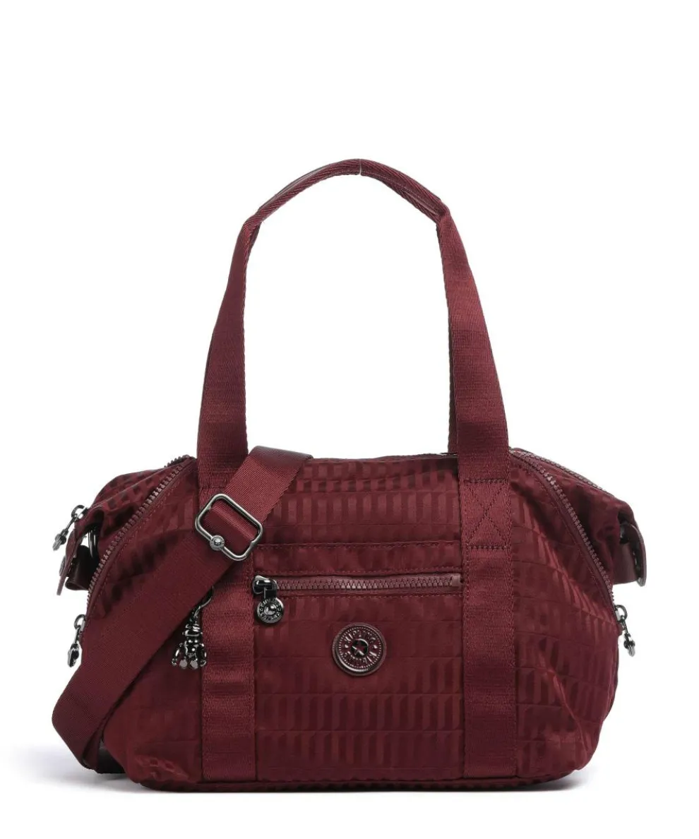 Elevated Art Mini Handbag polyester dark red